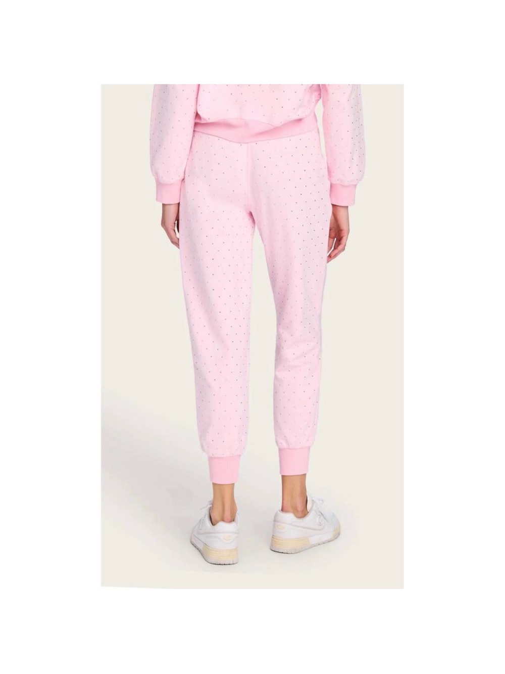 NEW GENERATION LOVE ruel crystal sweatpants in pink - Picture 2 of 5